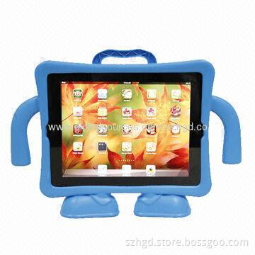 Kids' Case for iPad 2/3/4 with Handle and Stand Design, Free Standing, Customized Logos Welcomed